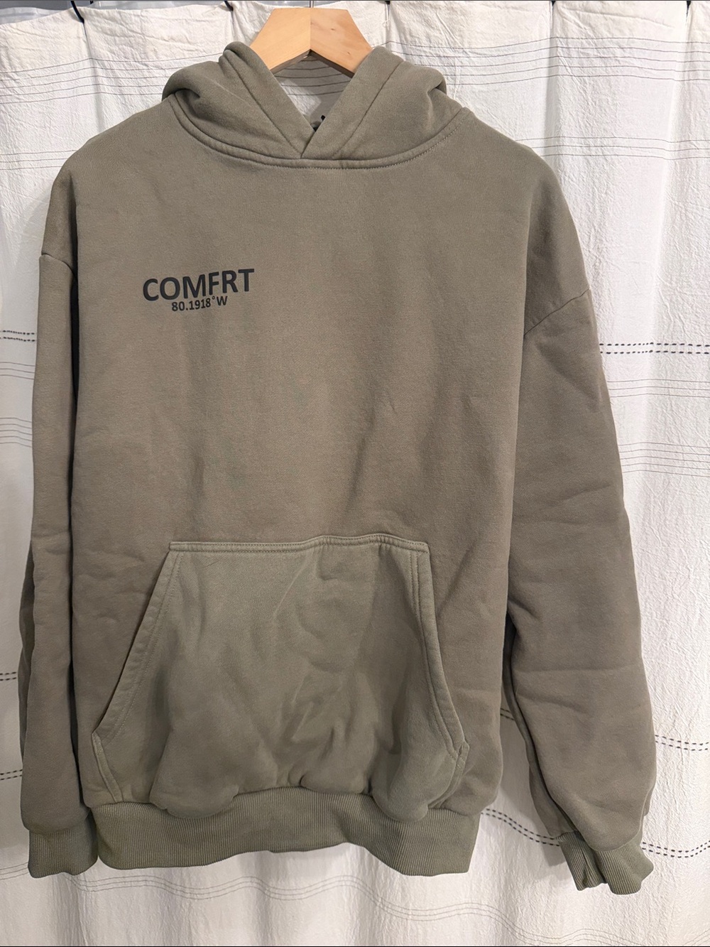 COMFRT latitude Olive Green Women's Hoodie Sweatshirt